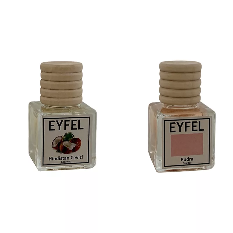 خوشبوکننده خودرو مدل نارگیل و پودر حجم 10 میلی لیتر مجموعه 2 عددی