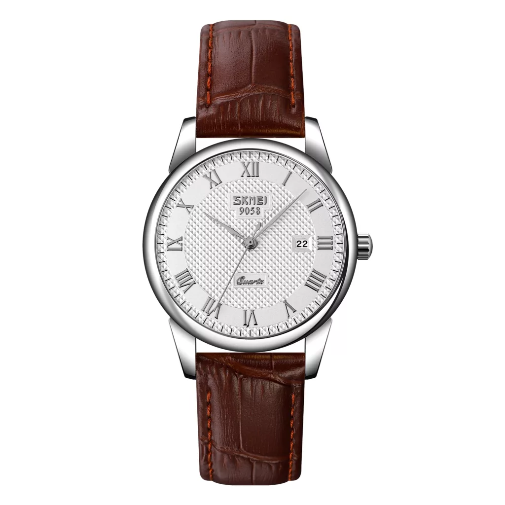 ساعت مچی عقربه ای زنانه اسکمی مدل 9058brownwoman