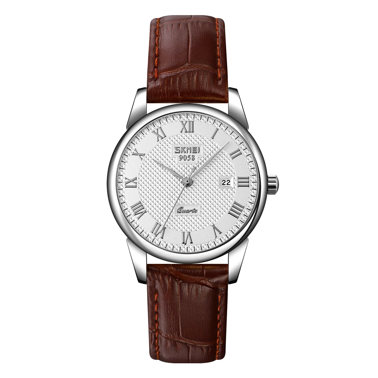 ساعت مچی عقربه ای زنانه اسکمی مدل 9058brownwoman