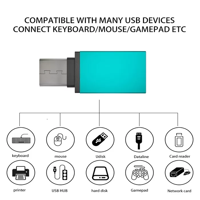 مبدل USB 3.0 به USB-C مدل OTG-AC302