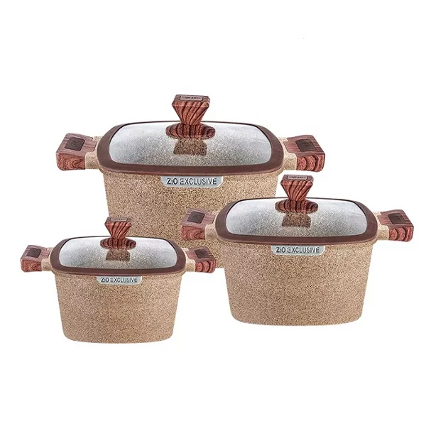 سرویس قابلمه 6 پارچه زیو مدل Z-8350-26