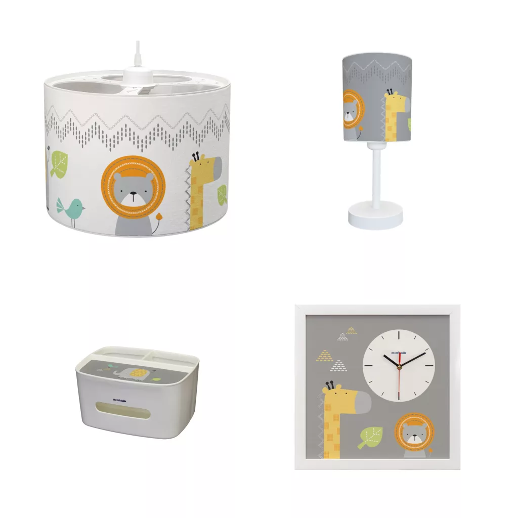 ست لوستر کودک مامز کیوتی مدل PL-77 بسته 4 عددی