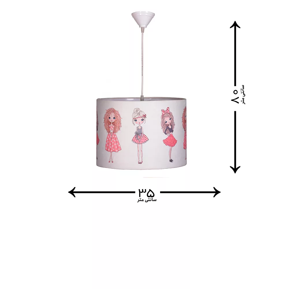 چراغ خواب اتاق کودک مدل دختر کد 148 مجموعه 2 عددی