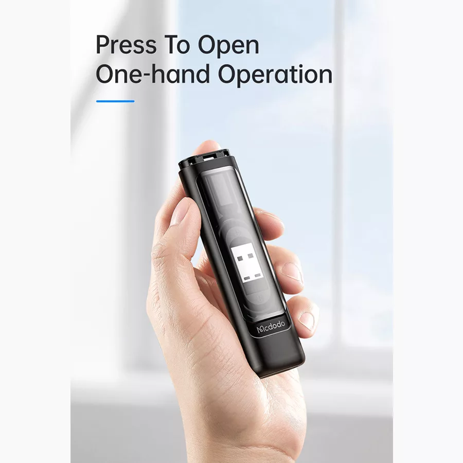 کابل تبدیل USB-C/USB به Lightning/USB-C/Micro USB مک‌ دودو مدل Box با طول 0.3 متر