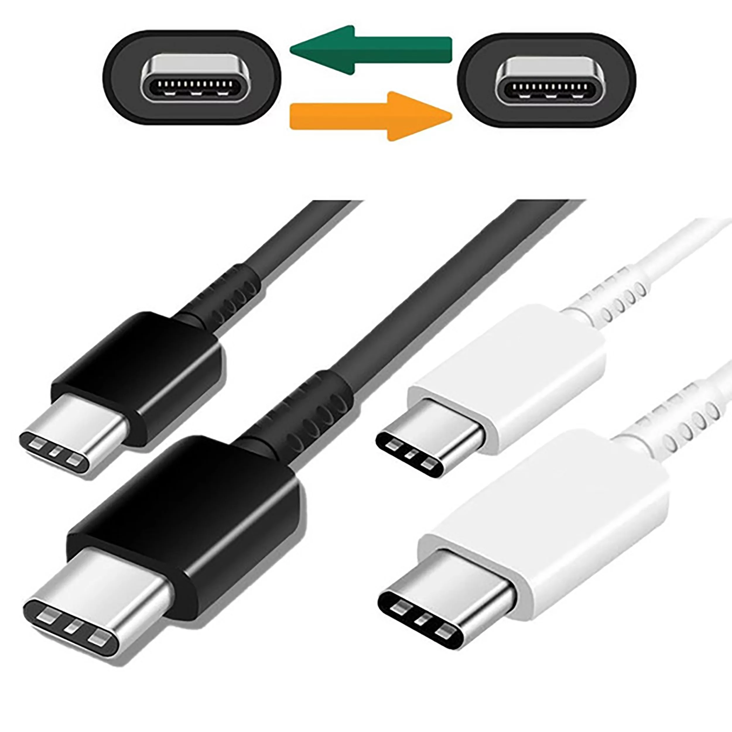 کابل تبدیل USB-C به USB-C سامسونگ مدل 1 متری - 2 آمپر