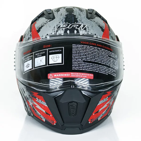 کلاه کاسکت دی ای وان مدل فک متحرک عینکدار کد DA_K101