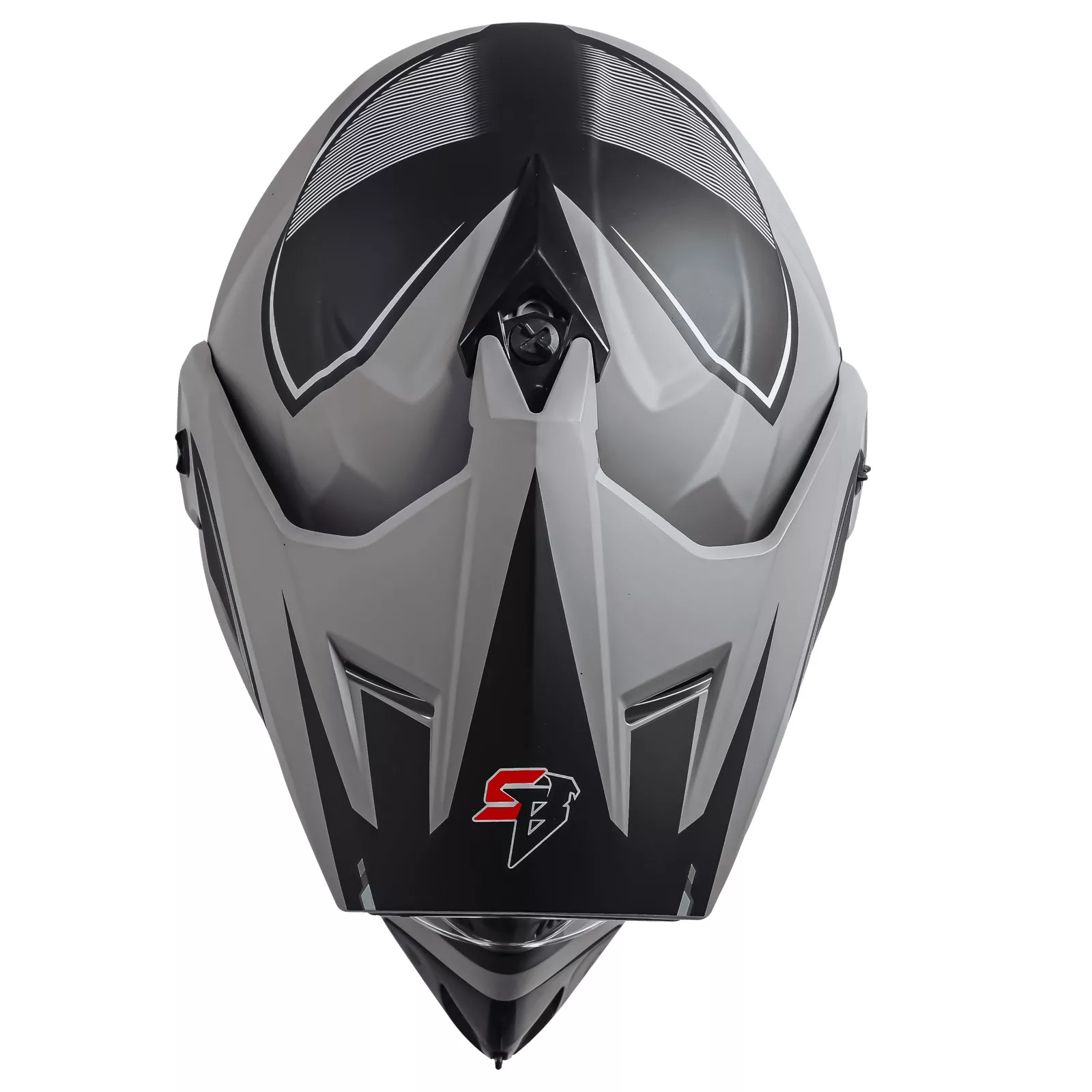 کلاه کاسکت چانه‌دار استیل برد مدل Racer TGrey