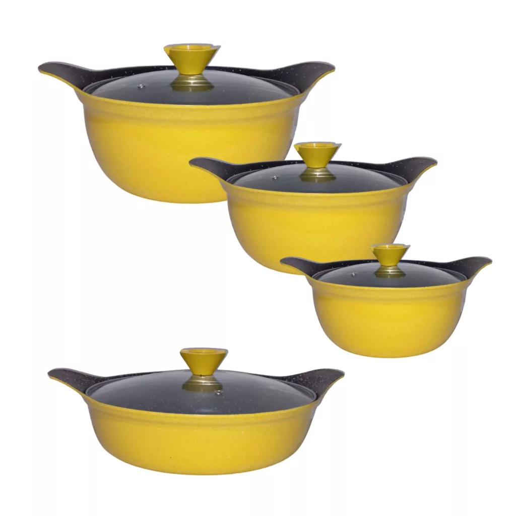 سرویس قابلمه گرانیتی 8 پارچه پارتینگ مدل p120