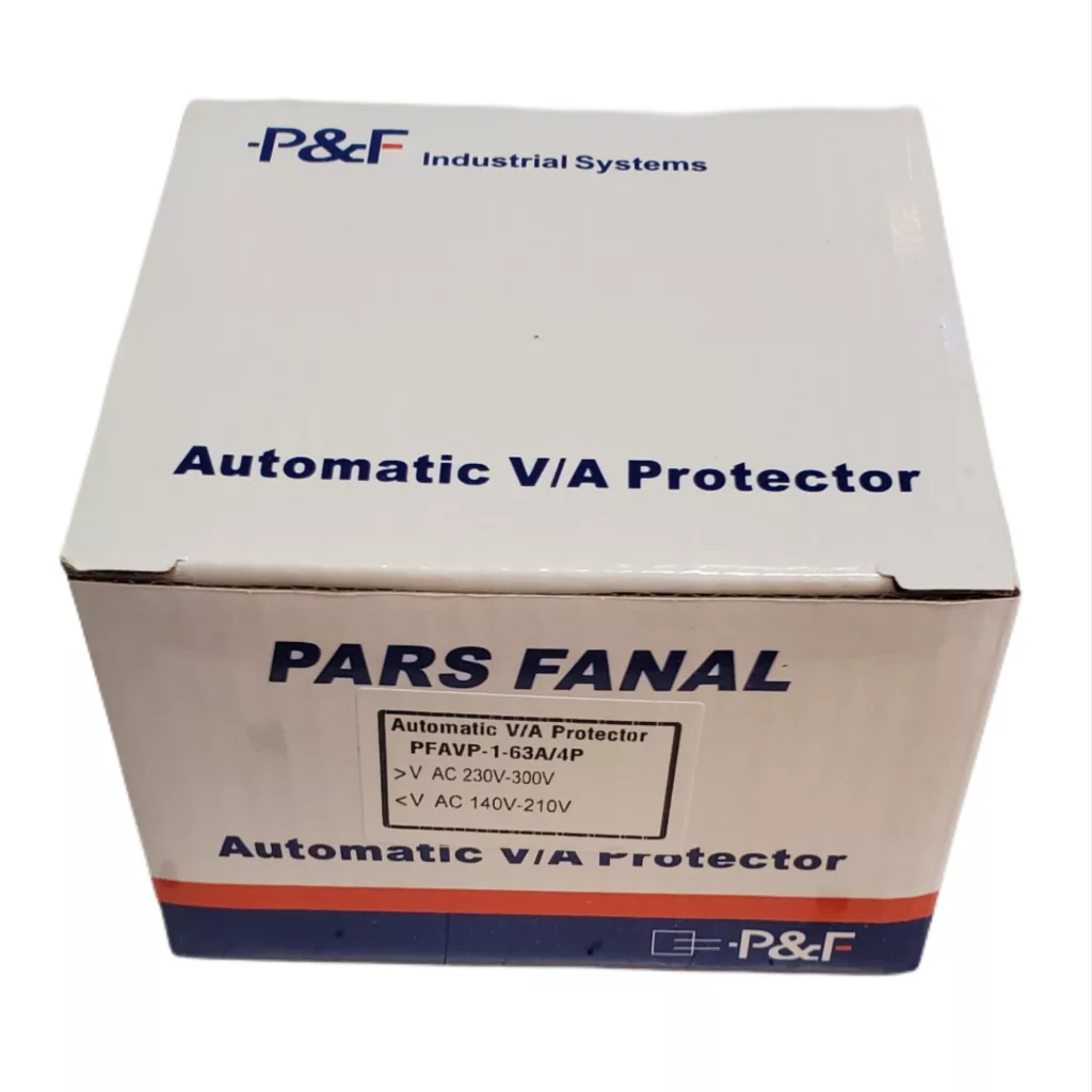 محافظ ولتاژ ۶۳ آمپر سه فاز پارس فانال مدل PFA63