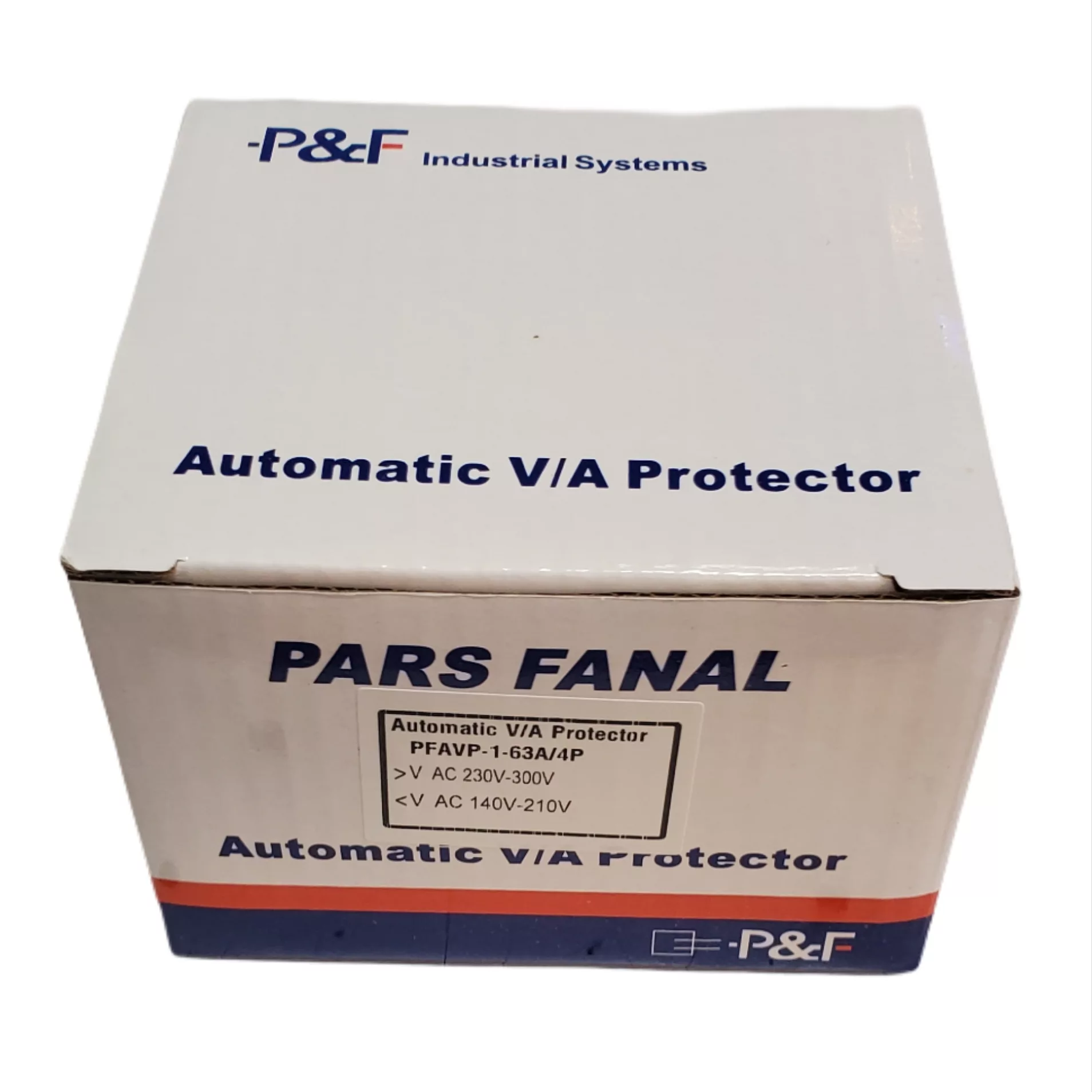 محافظ ولتاژ ۶۳ آمپر سه فاز پارس فانال مدل PFA63