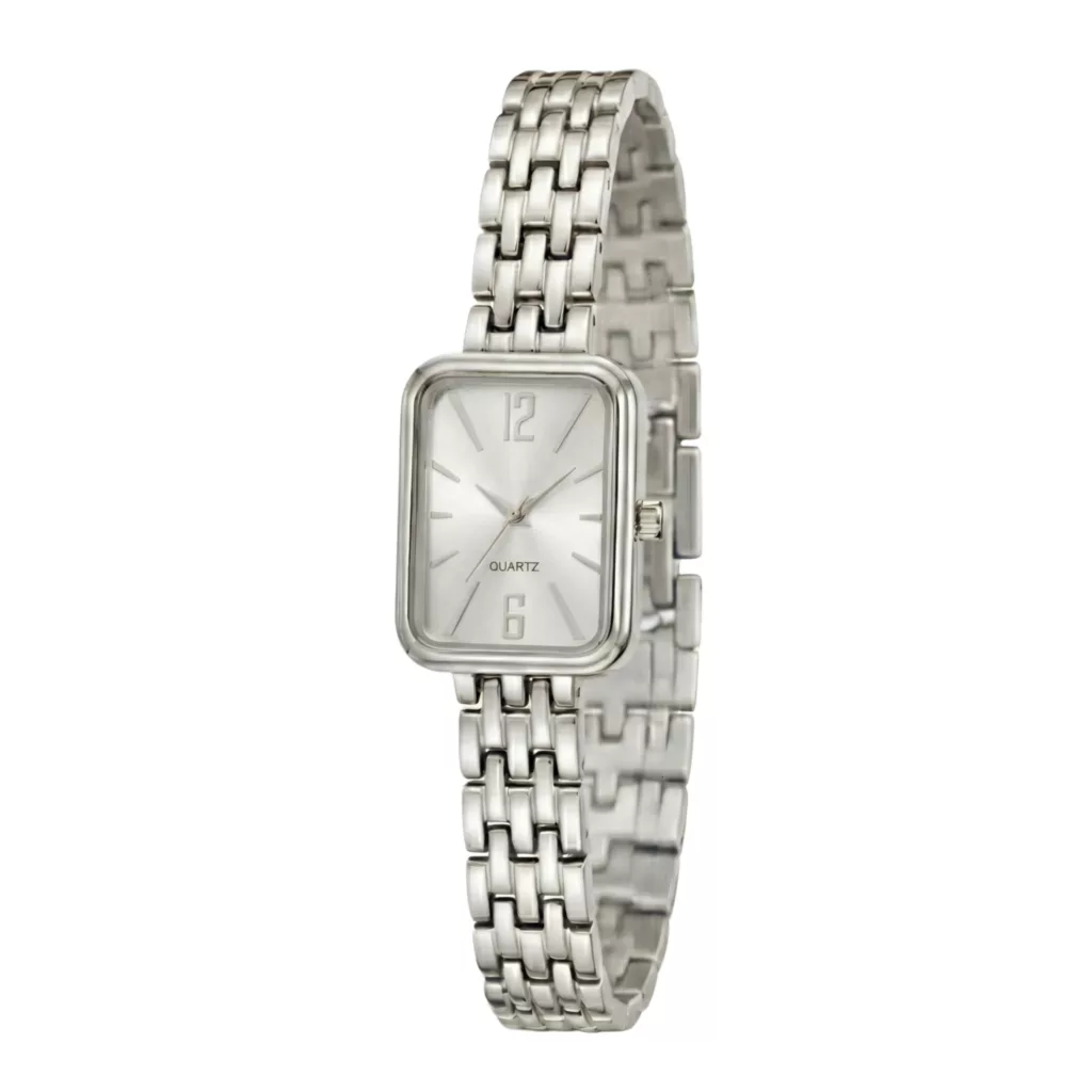 ساعت مچی عقربه‌ای کوارتز زنانه مدل لوکس مینیمال بند دستبندی کد ۳