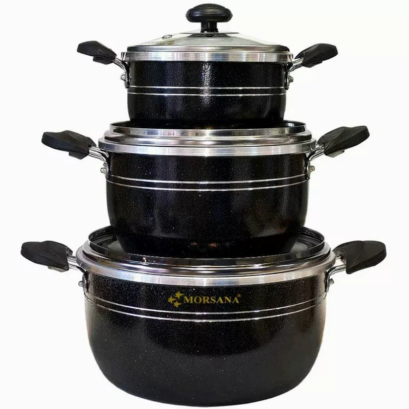 سرویس قابلمه گرانیتی ۶ پارچه مرسانا مدل M262422