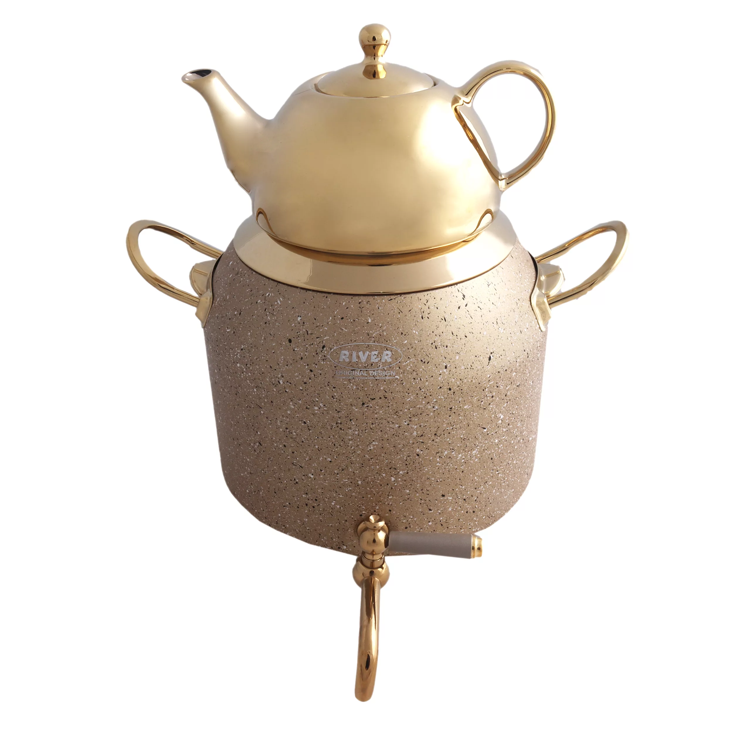 ست کتری و قوری ریور مدل گرانیتی