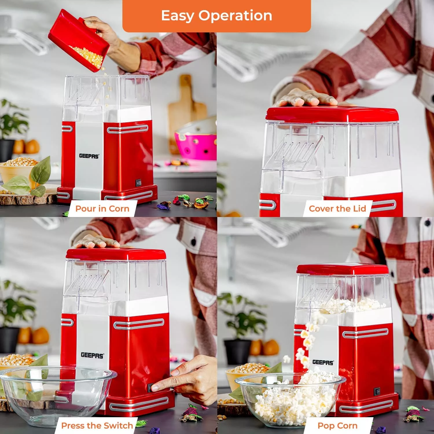 پاپ کورن ساز جی پاس مدل 41502