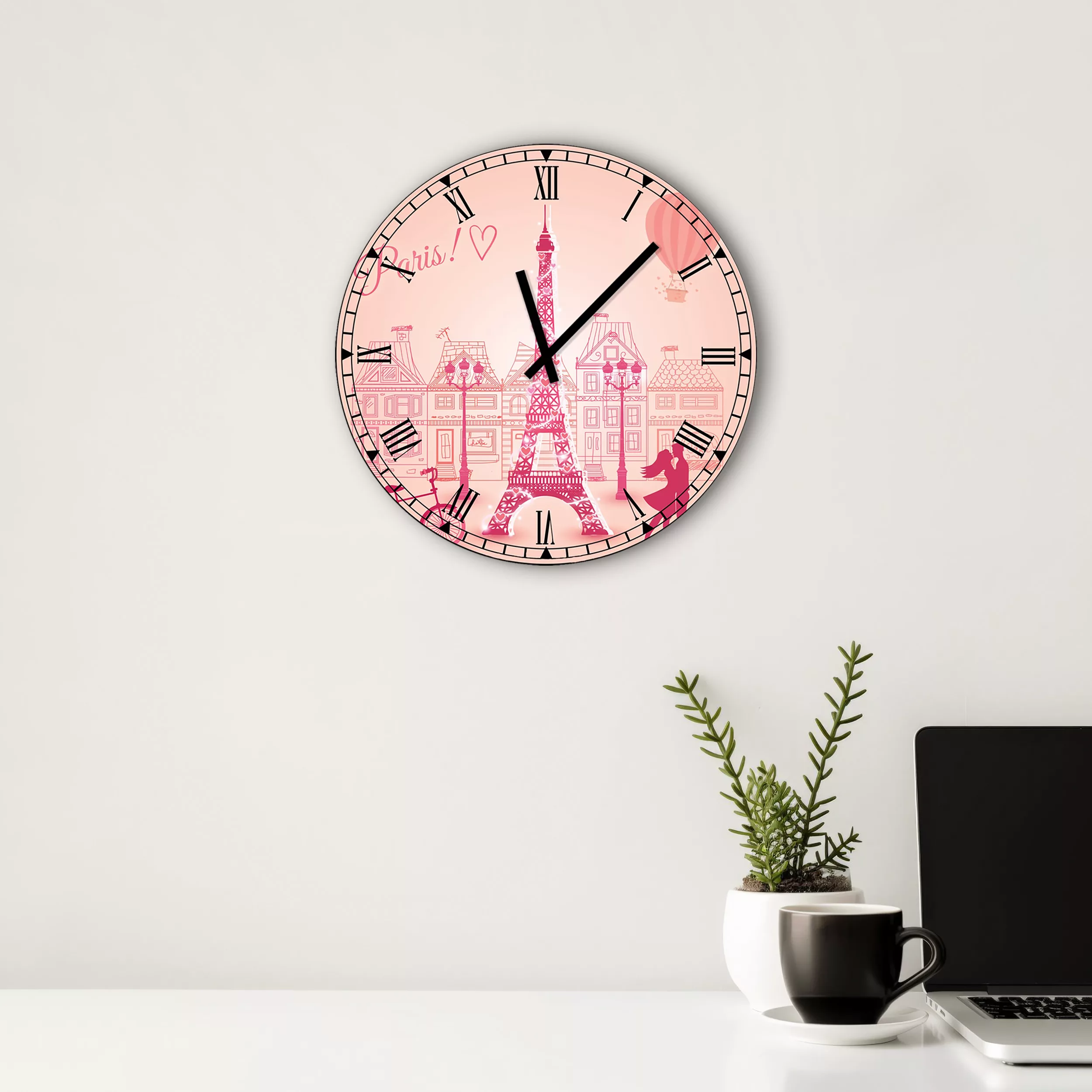 ساعت دیواری پرسناژ مدل C08