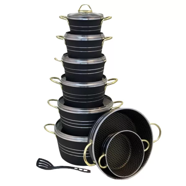 سرویس پخت و پز 15 پارچه پرتو مدل لانه زنبوری