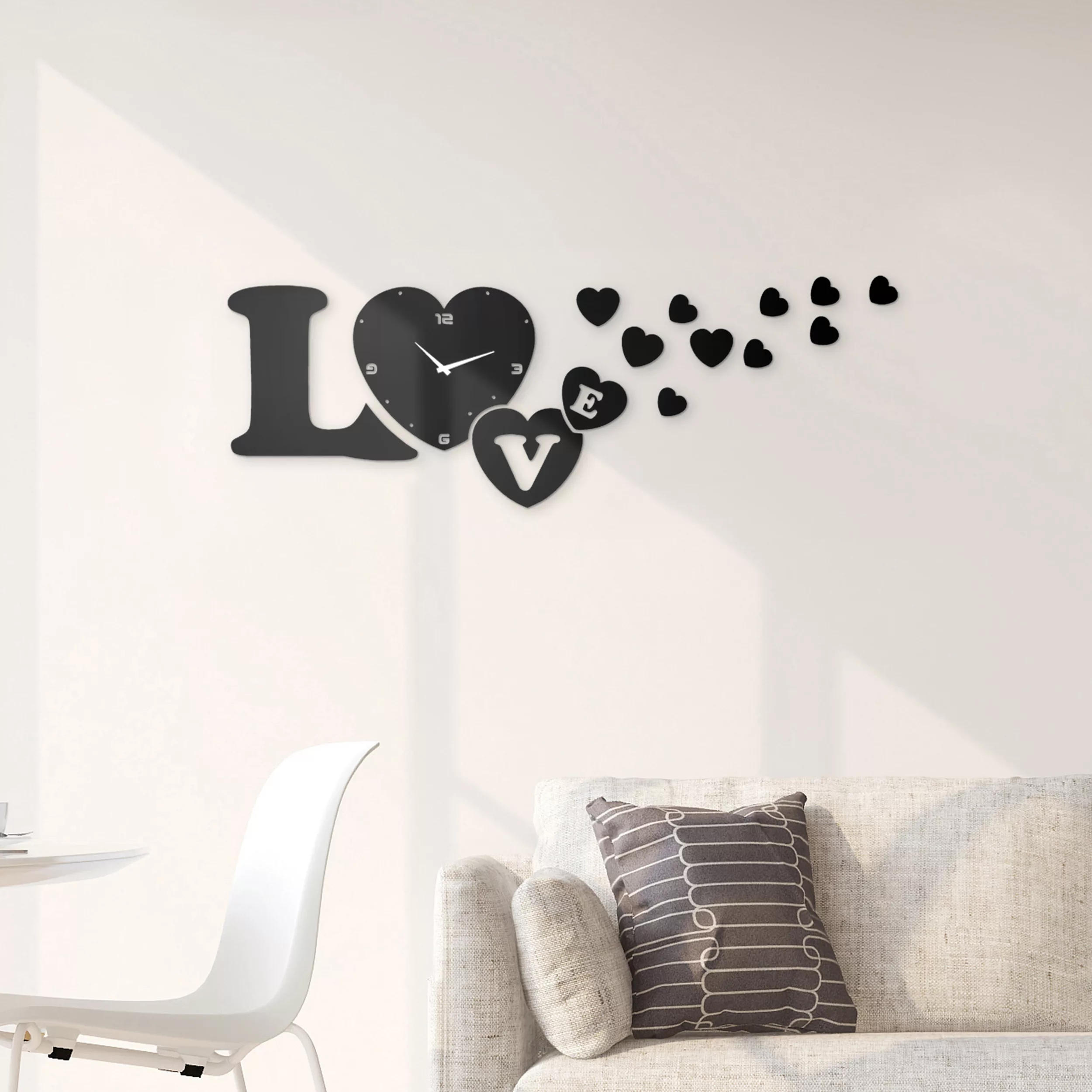 ساعت دیواری مدل قلب