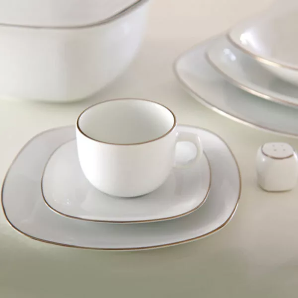 سرویس 27 پارچه چینی زرین ایران سری کواترو مدل Zarin درجه عالی