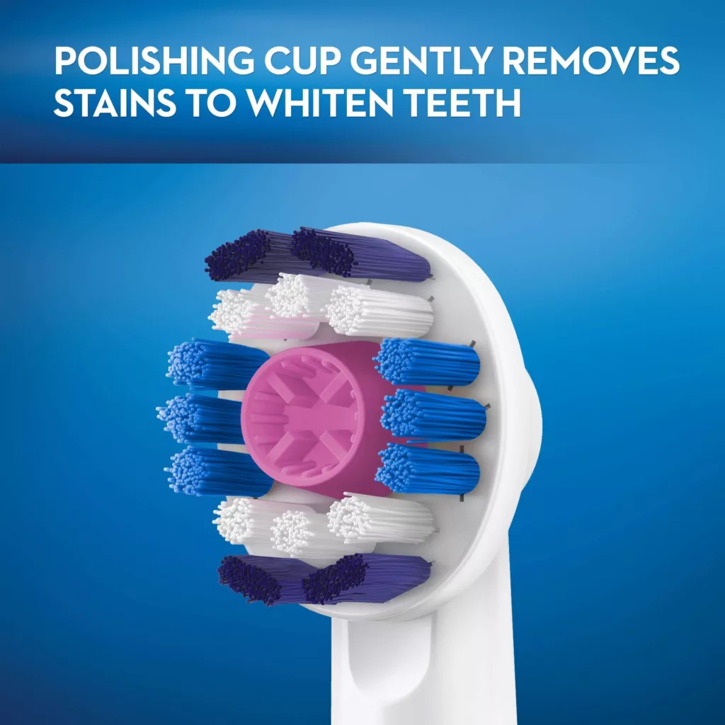 سری یدک مسواک برقی اورال-بی مدل PRO 3D White بسته 2 عددی