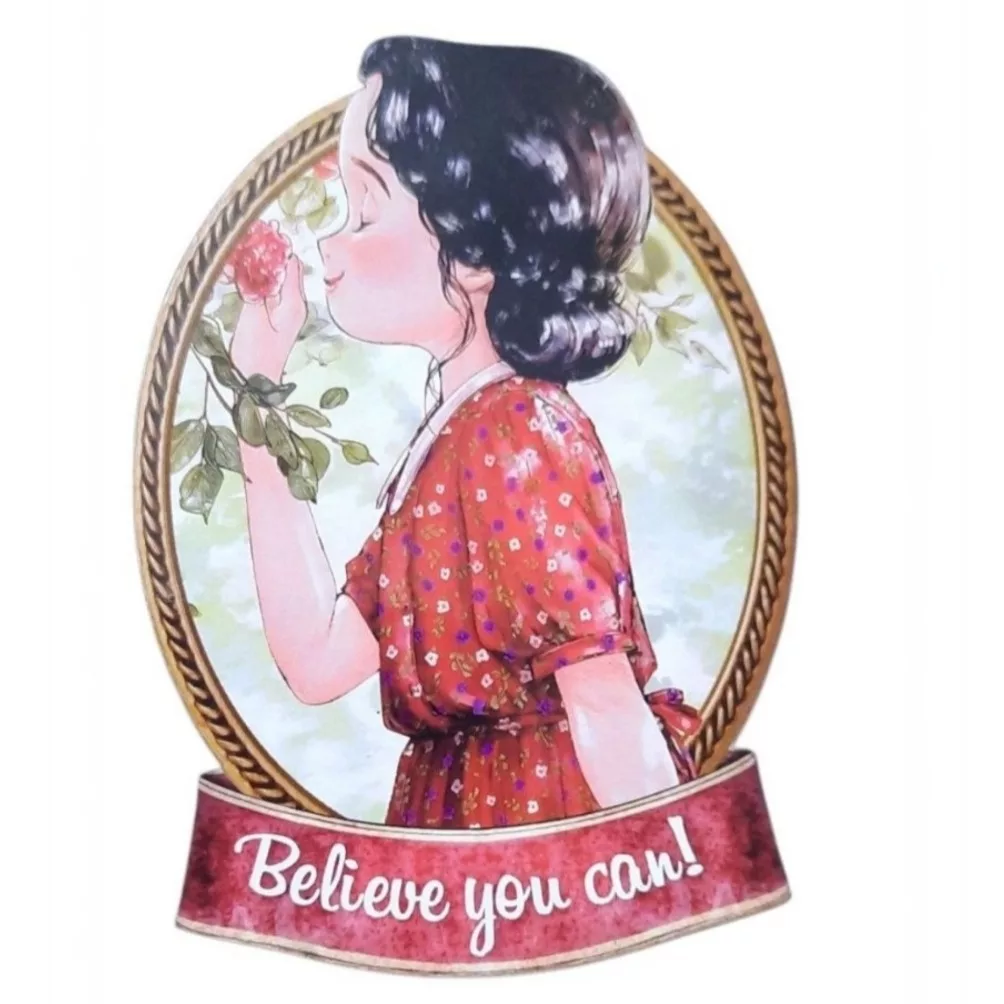 آینه آرایشی جیبی مدل دختر جنگل کد mn123