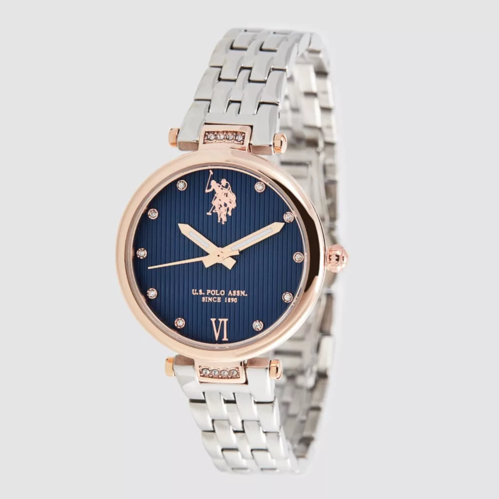 ساعت مچی عقربه‌ای کوارتز زنانه یو اس پولو مدل  5980 BL