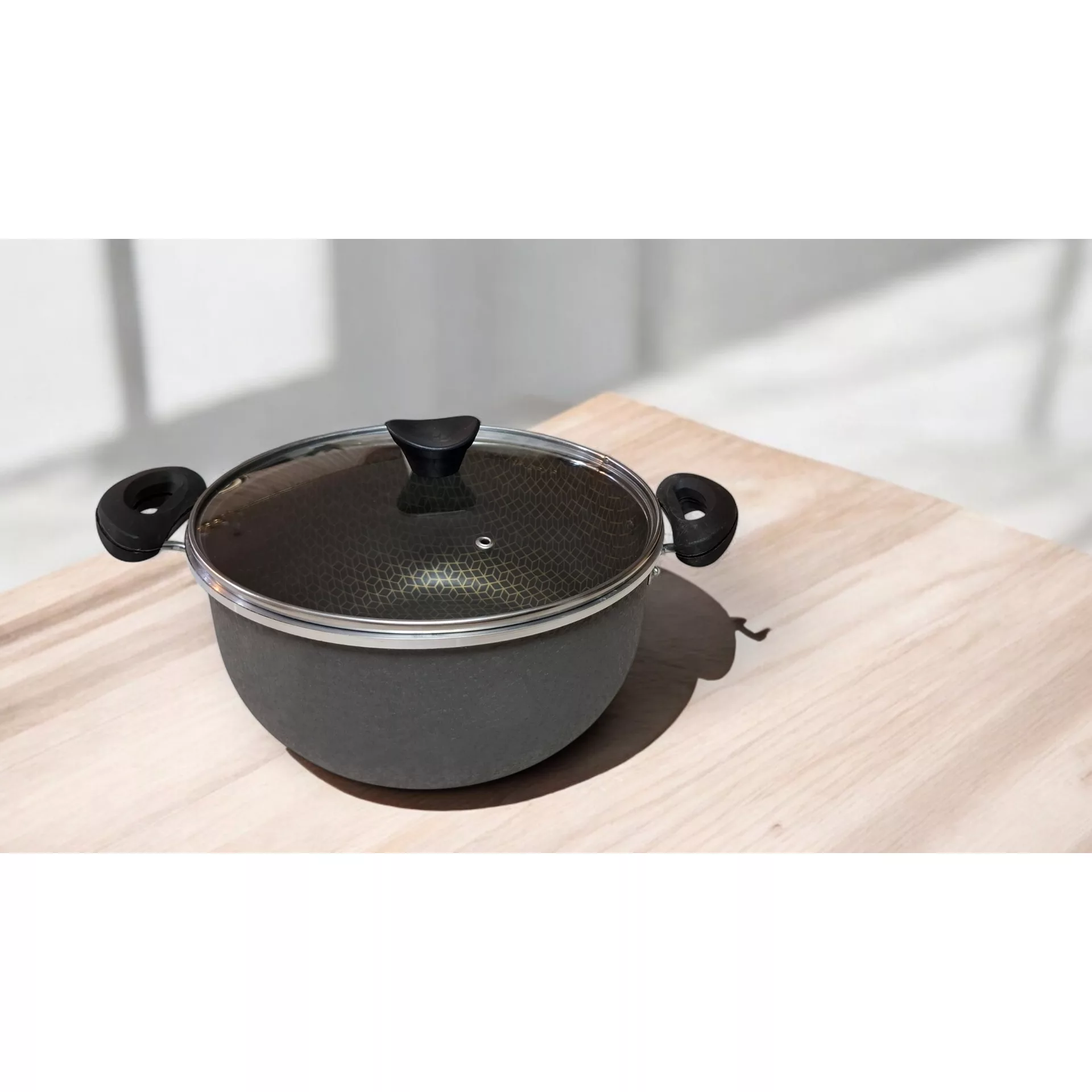 سرویس قابلمه و تابه گرانیتی 7 پارچه مدل آوا زنبوری