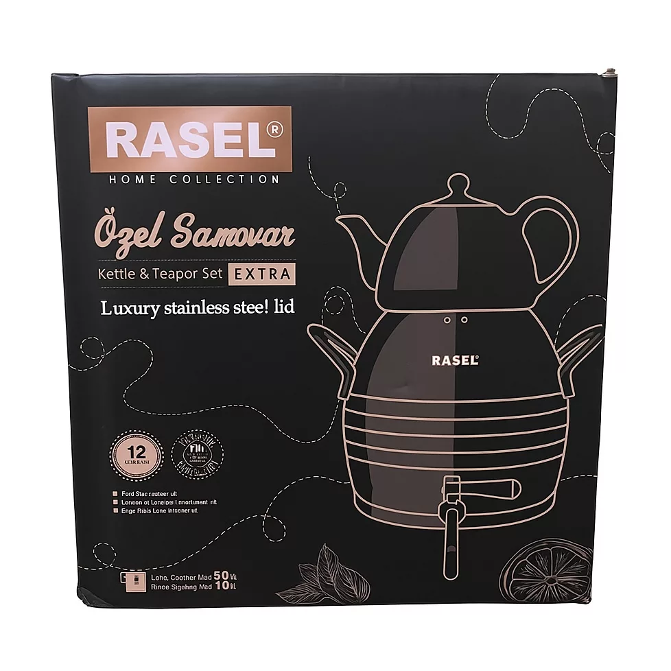 ست کتری و قوری راسل مدل IR-134s گنجایش کتری ۵ لیتر گنجایش قوری ۱ لیتر