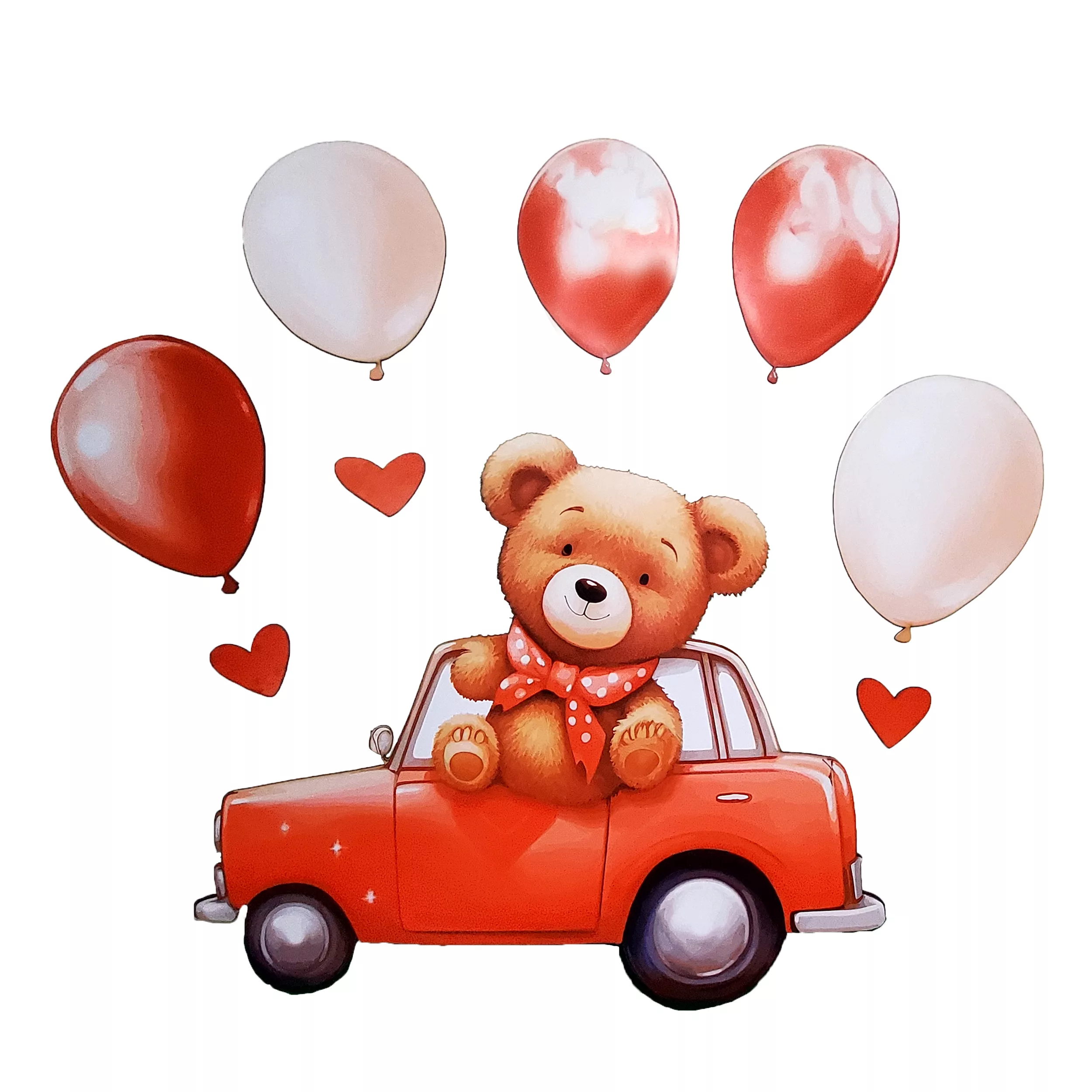 چراغ خواب اتاق کودک مدل تدی ماشین سوار