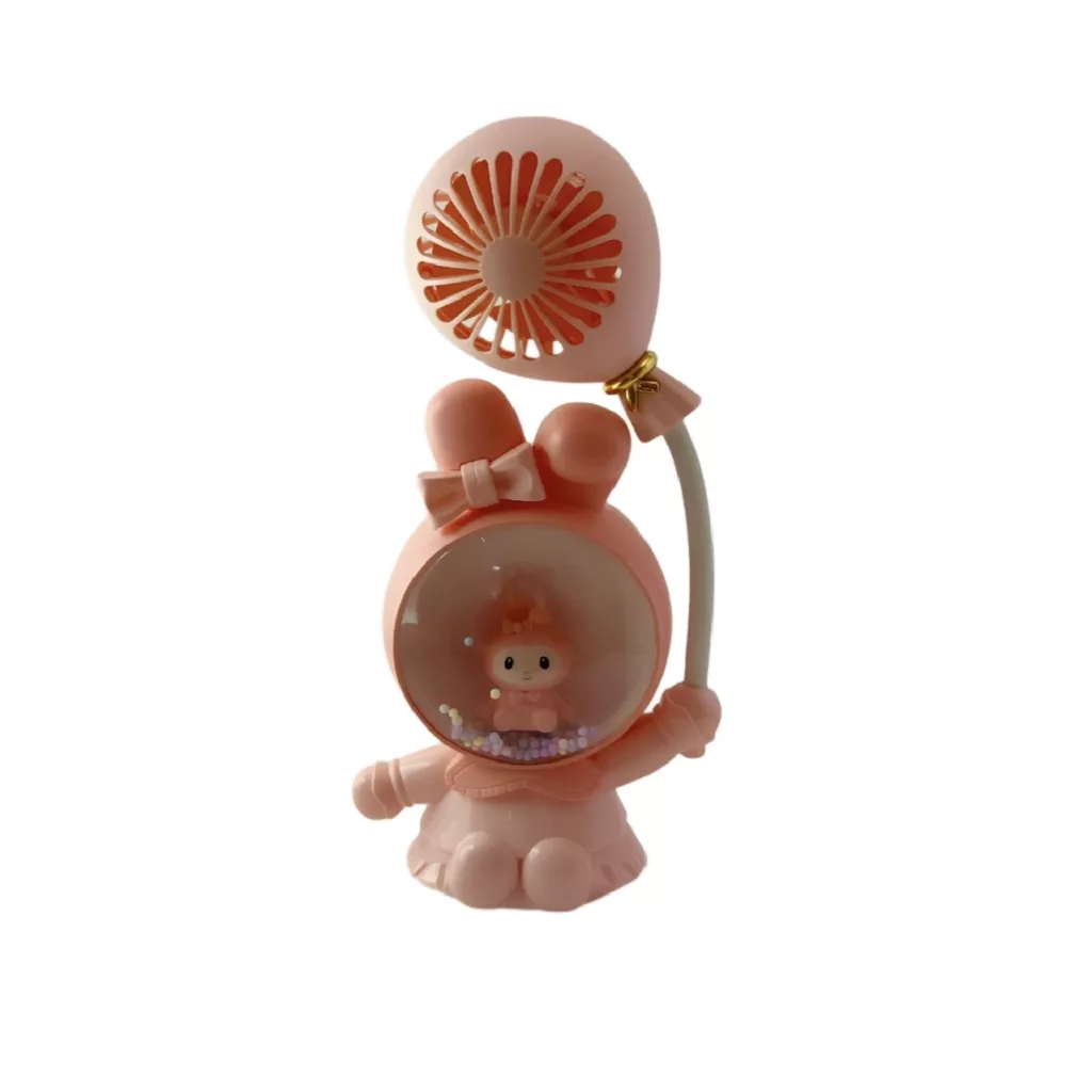 آباژور رومیزی کودک مدل ملودی پنکه دار