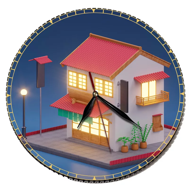 ساعت دیواری مدل خانه