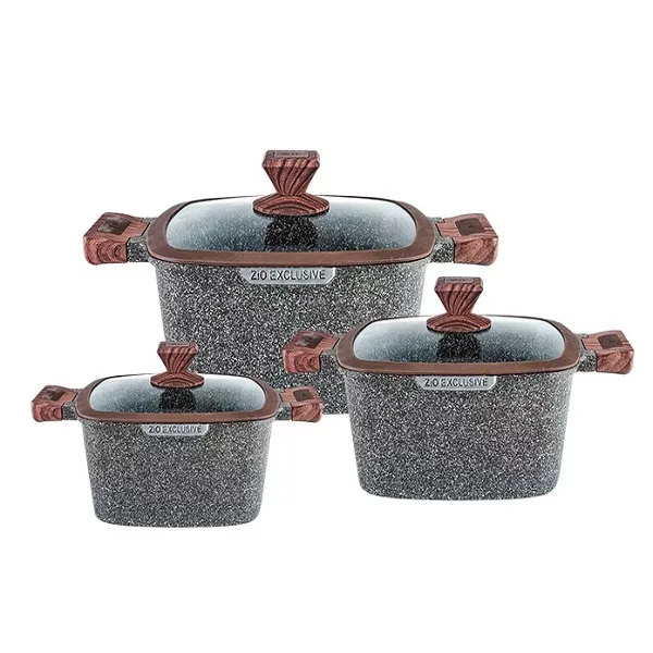 سرویس قابلمه 6 پارچه زیو مدل Z-8350