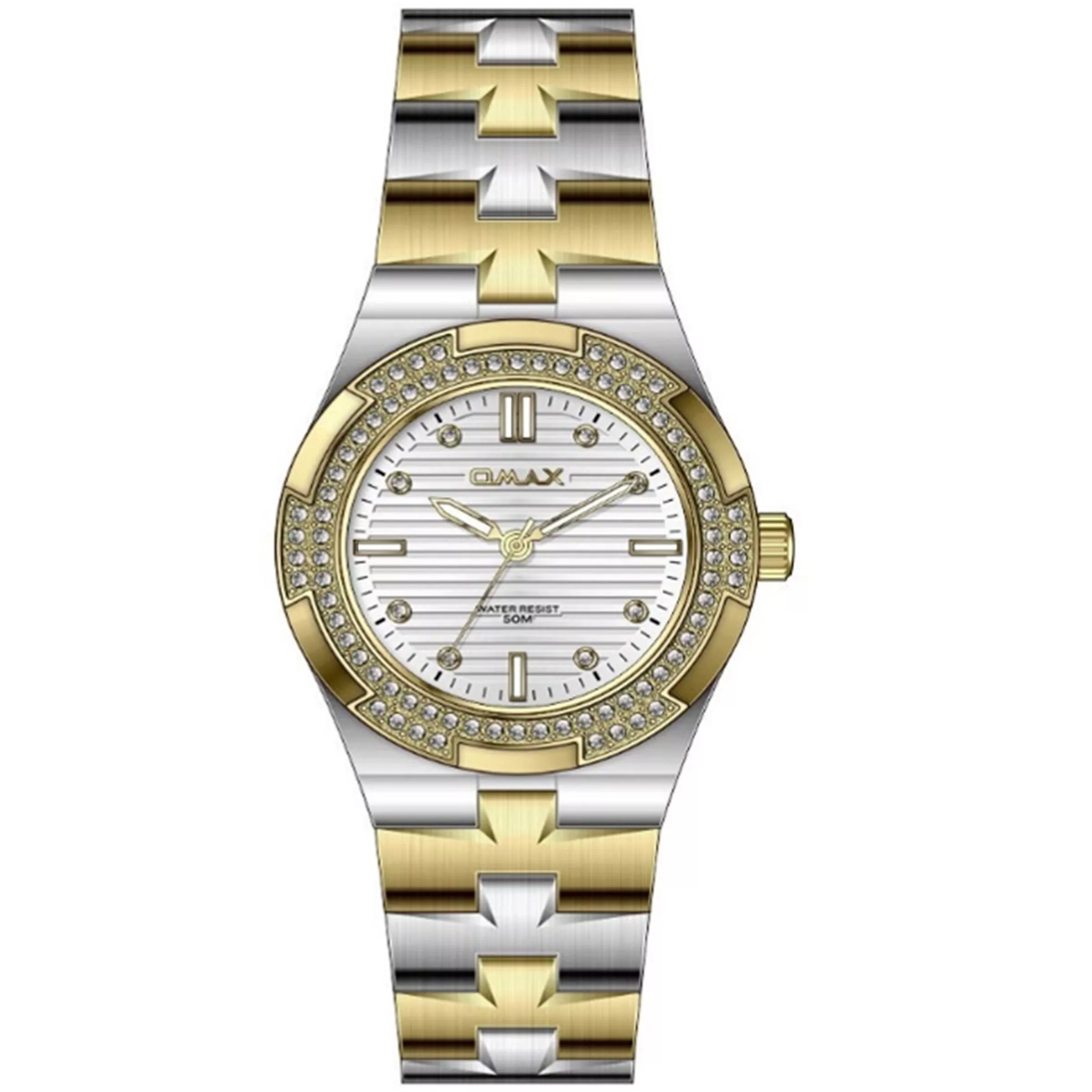 ساعت مچی عقربه‌ای کوارتز زنانه اوماکس مدل JAS014N008O