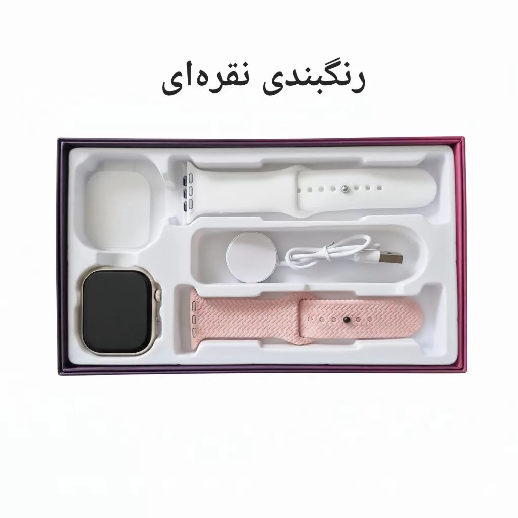 ساعت هوشمند ۴۵ میلی متری آی اسمارت مدل GD12 با ۲ بند سیلیکونی