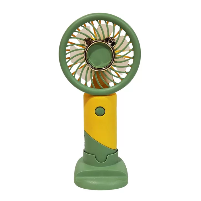 پنکه شارژی مدل فانتزی پایه دار کد 195