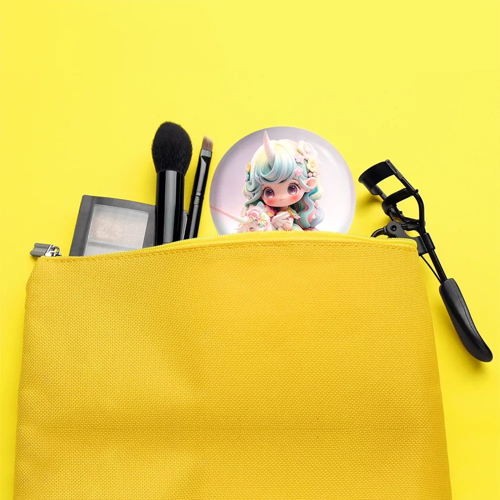 آینه جیبی خندالو مدل دخترانه کد 28824