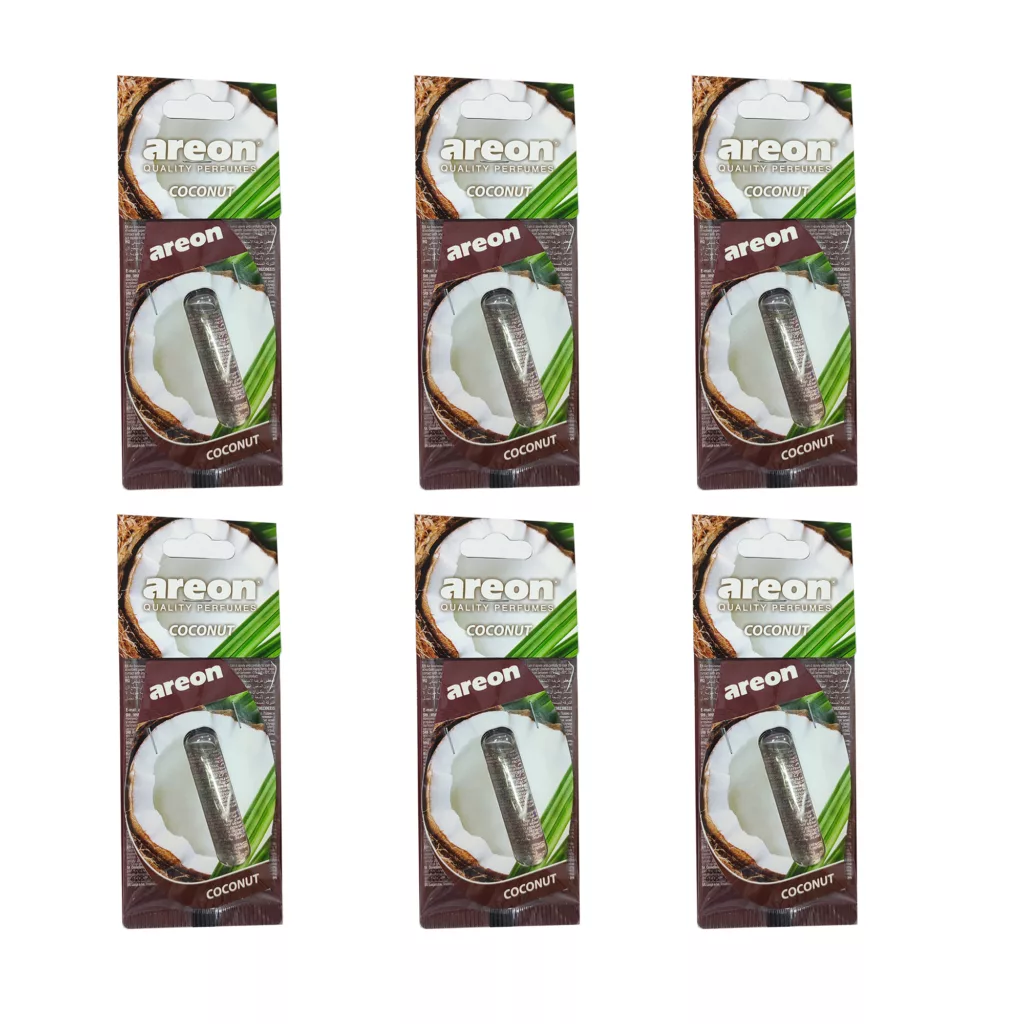 خوشبوکننده خودرو آرئون مدل Coconut مجموعه 6 عددی
