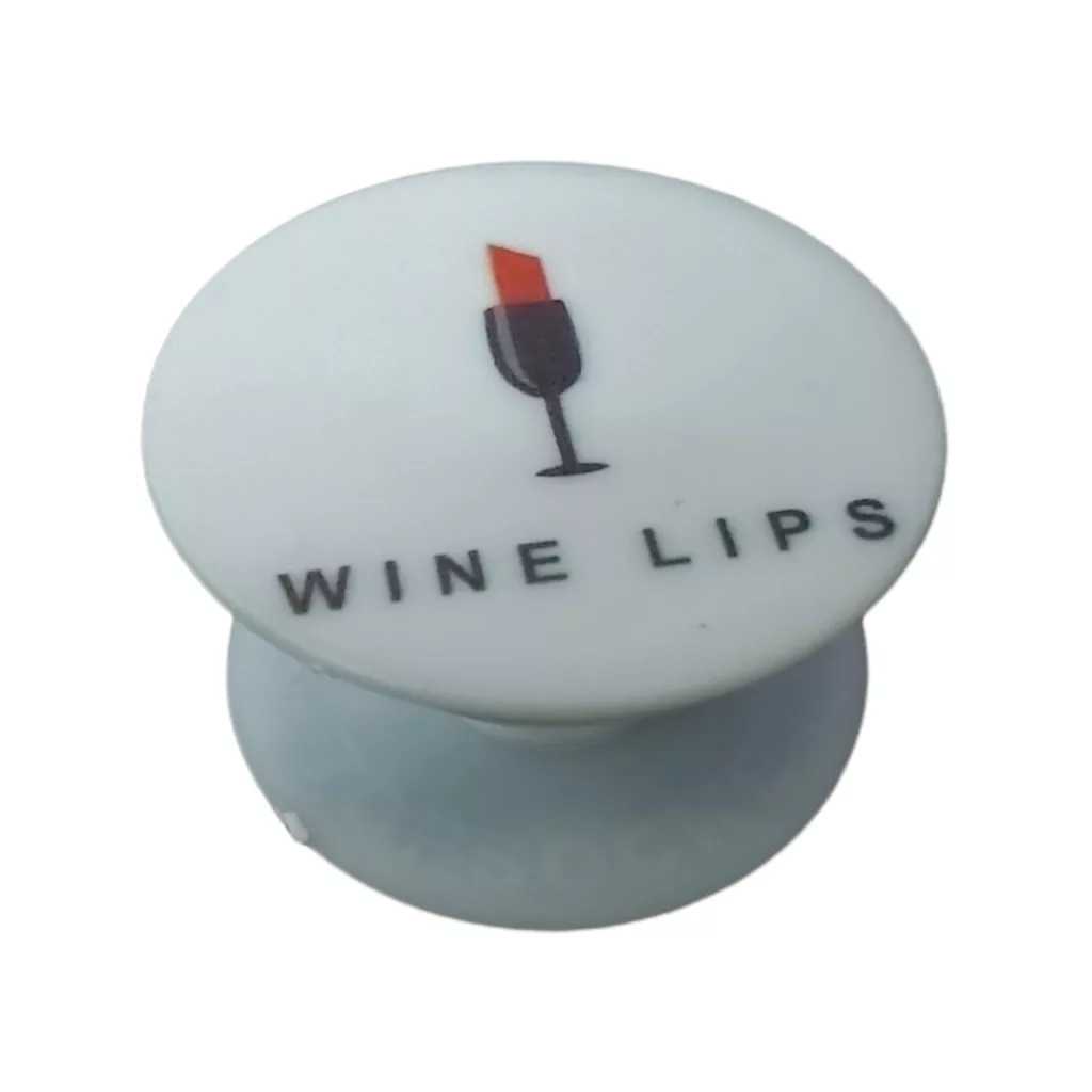 پایه نگهدارنده گوشی موبایل و تبلت پاپ سوکت طرح رژلب مدل Wine