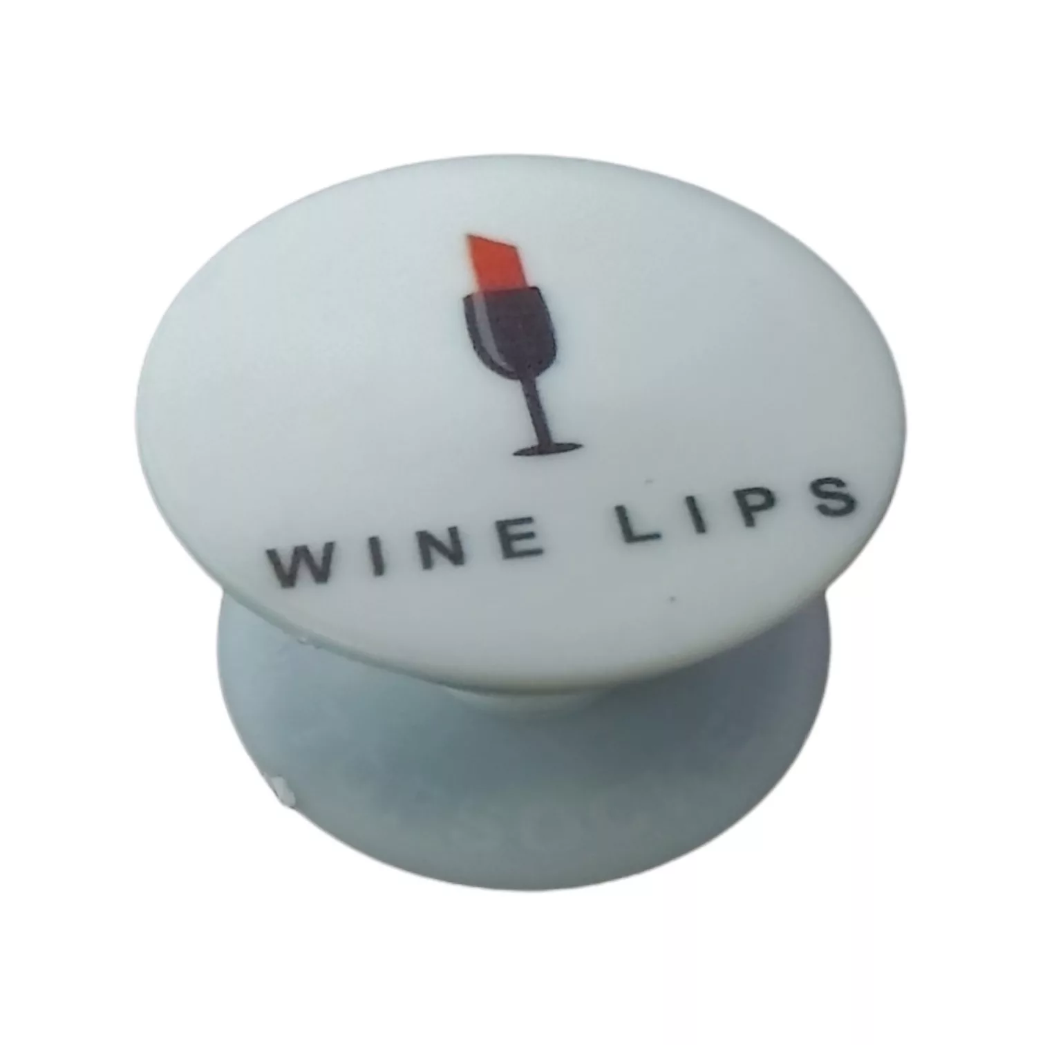 پایه نگهدارنده گوشی موبایل و تبلت پاپ سوکت طرح رژلب مدل Wine