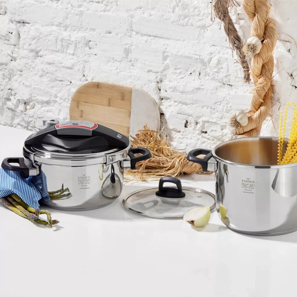 زودپز دوقلو کاراجا مدل Perfect گنجایش 4 و 6 لیتر