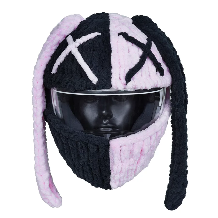 کلاه کاسکت پی مدل   NOFACE Rabbit BK/PI