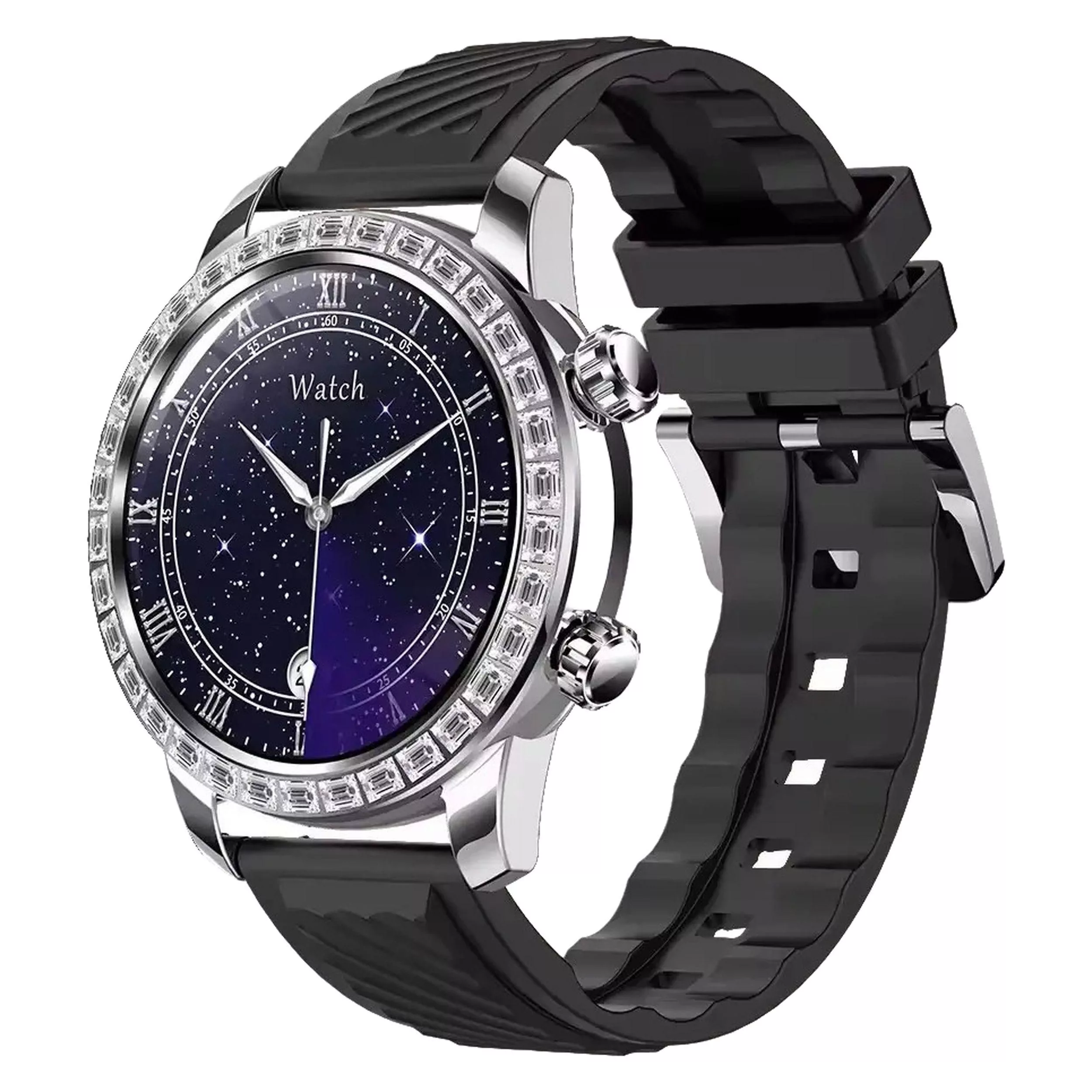 ساعت هوشمند مدل Z89 Pro Max با قابلیت صفحه نمایش رنگی و لمسی، کنترل موسیقی، سنجش اکسیژن خون، مکالمه از طریق بلوتوث، پشتیبانی از زبان فارسی و امکان تغییر تم ساعت و بند سیلیکونی