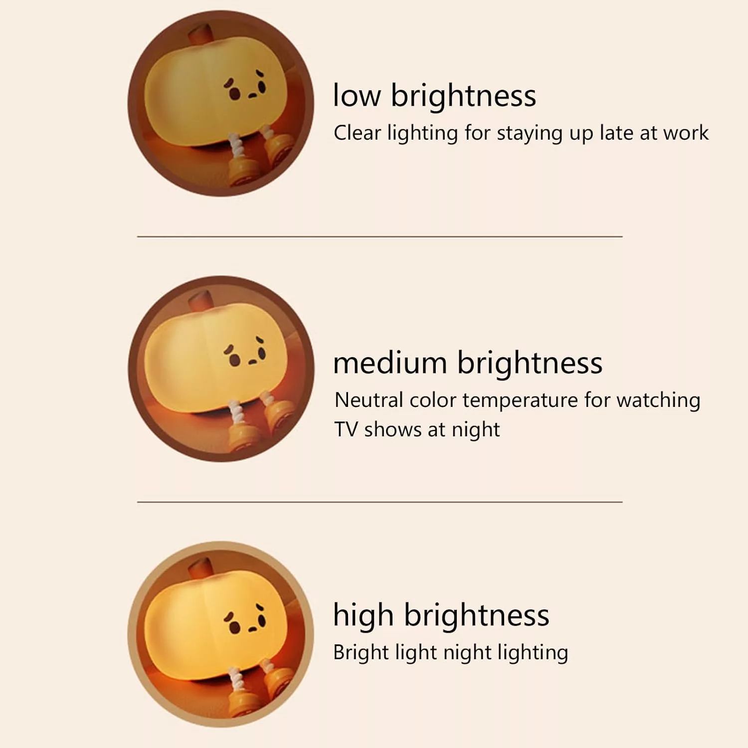 چراغ خواب کودک مدل pumpkin