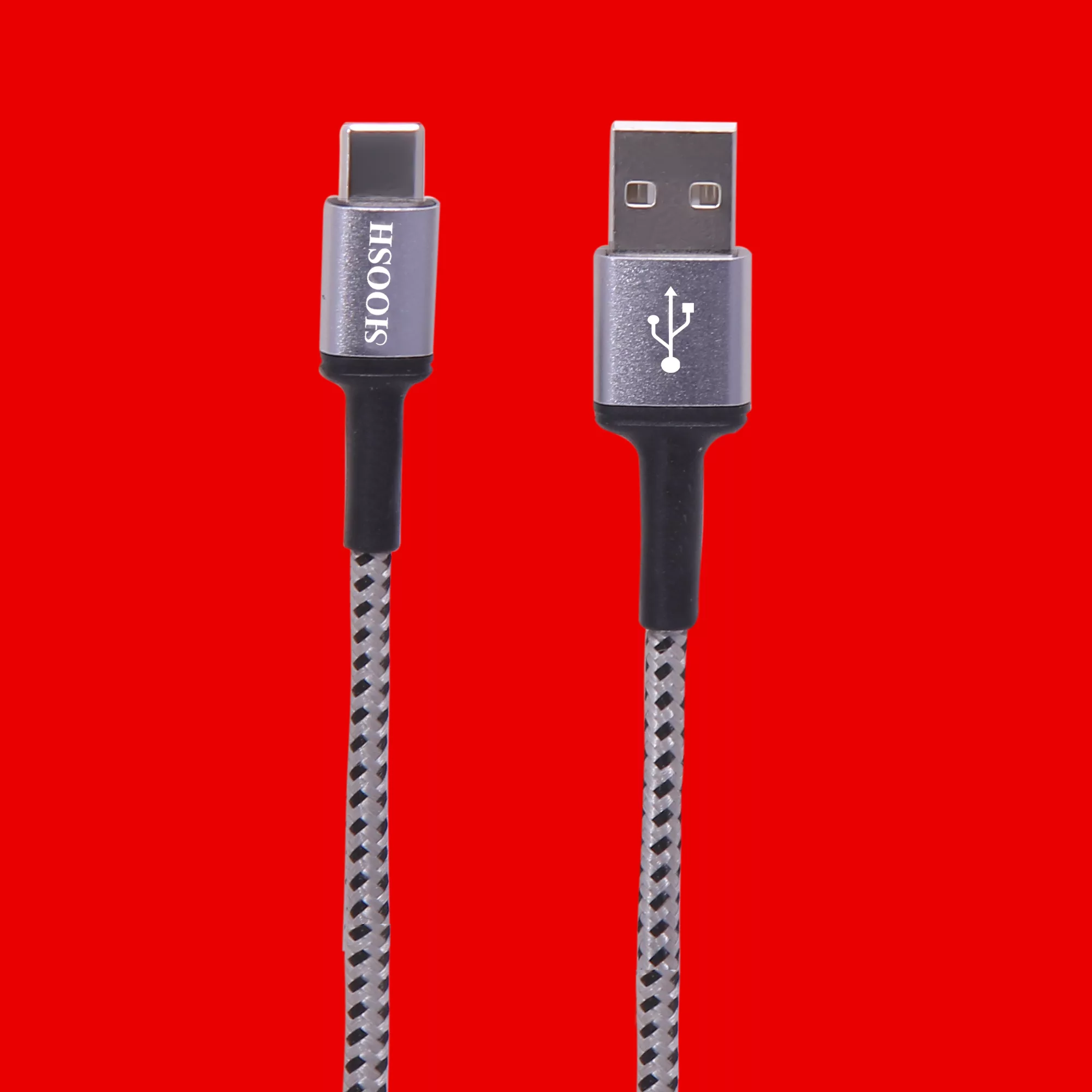 کابل تبدیل usb به usb-c شوش مدل 020  fast shargeطول 1.1 متر