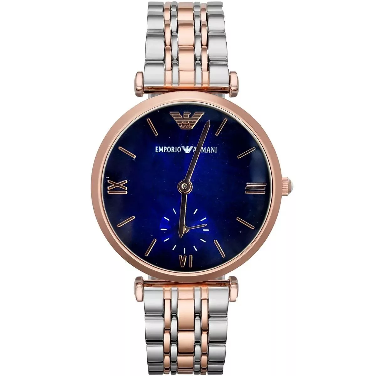 ساعت مچی عقربه‌ای کوارتز زنانه مدل زیرثانیه دو موتور فعال کد 002