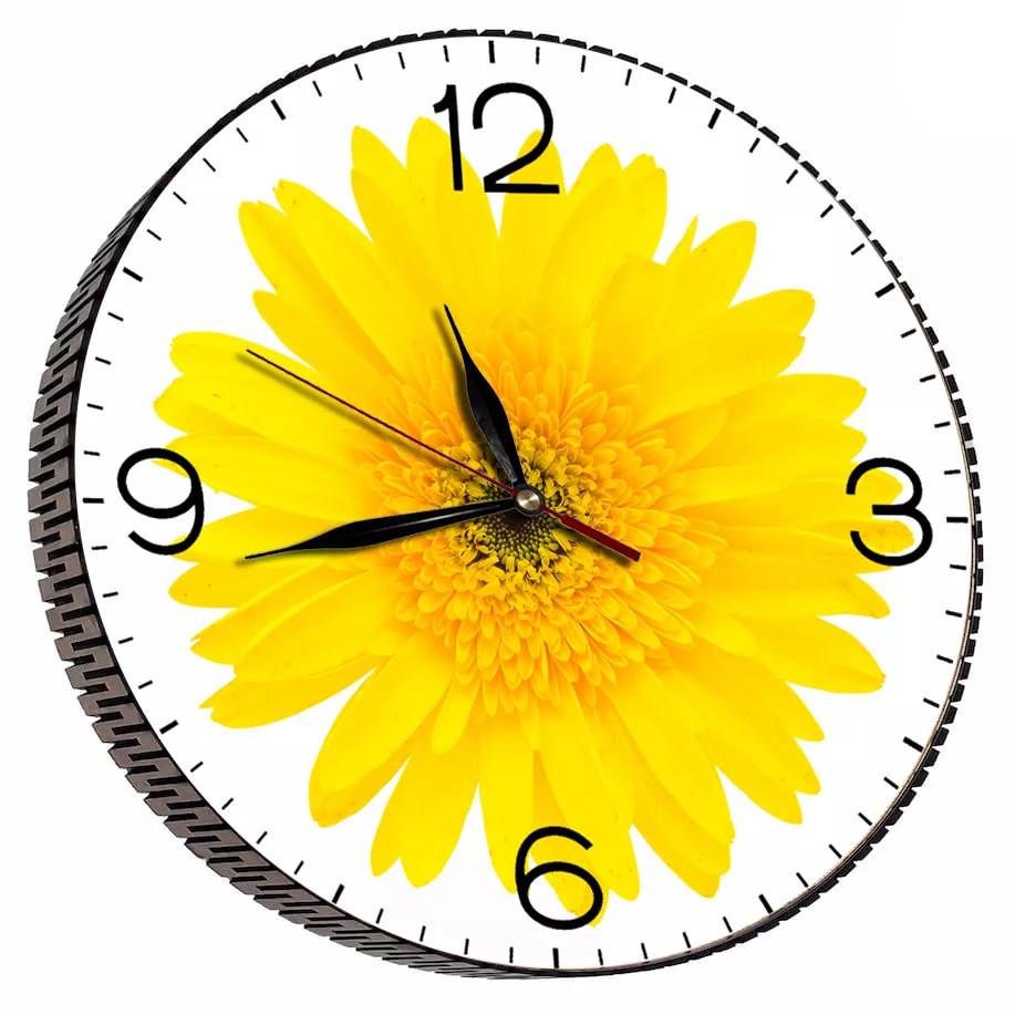 ساعت دیواری مدل گل آفتابگردان