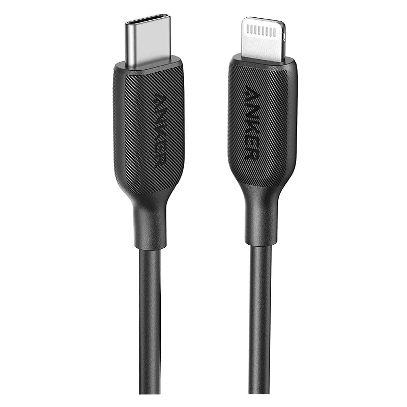 کابل تبدیل USB-C به لایتنینگ انکر مدل Power Line III A8831 طول 0.3 متر