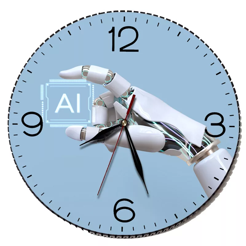 ساعت دیواری مدل هوش مصنوعی