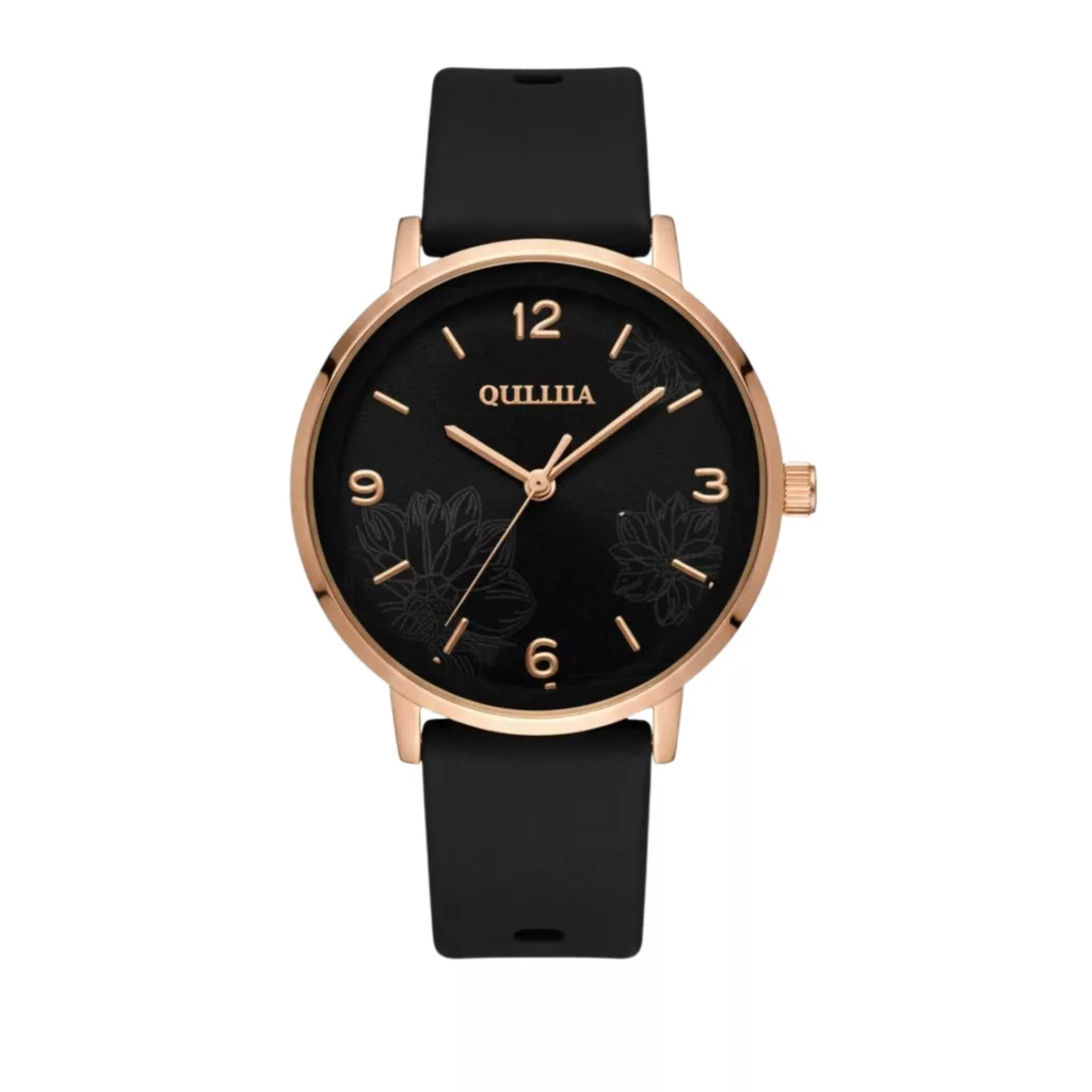 ساعت مچی عقربه‌ای کوارتز زنانه مدل بند سیلیکون کد nls-1024