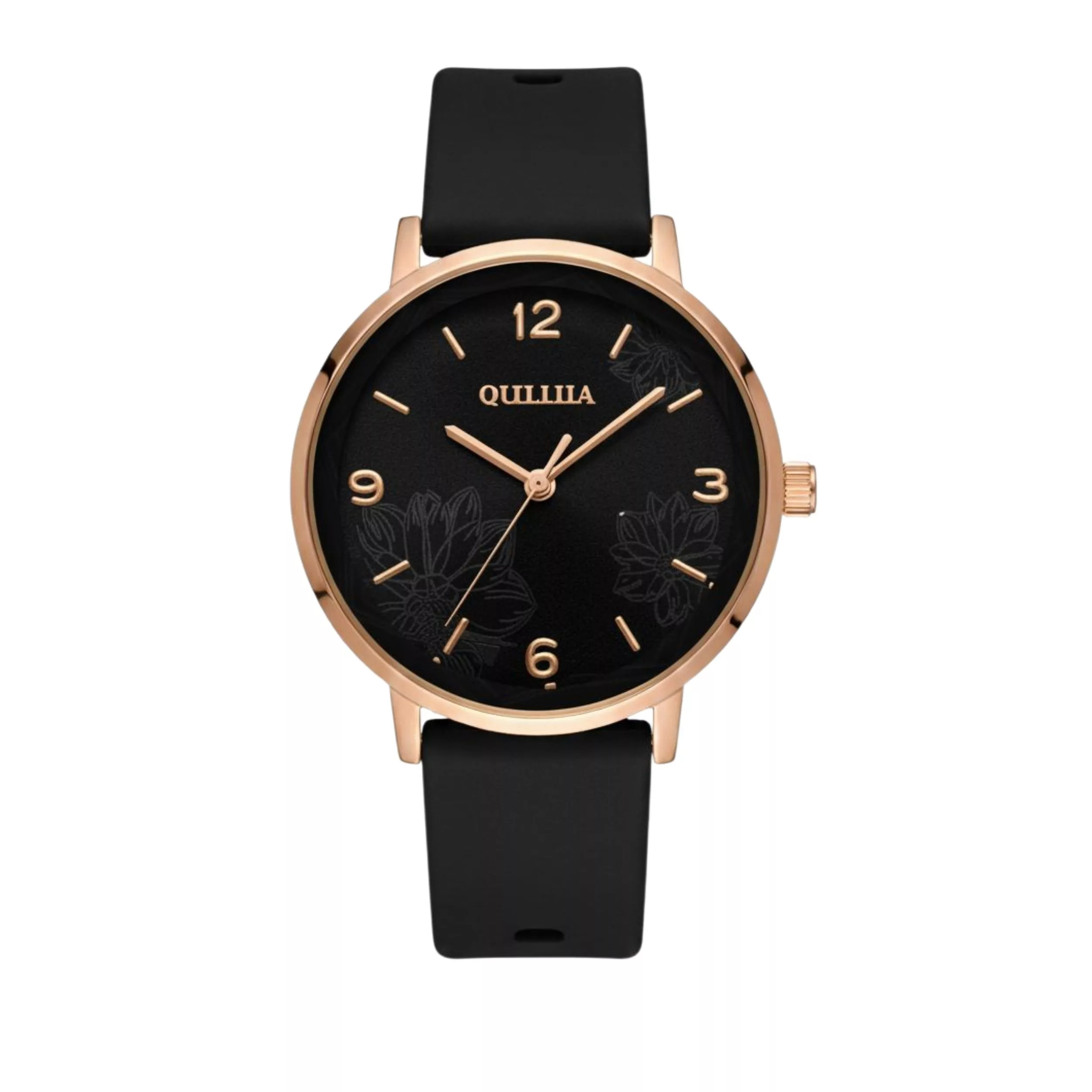 ساعت مچی عقربه‌ای کوارتز زنانه مدل بند سیلیکون کد nls-1024