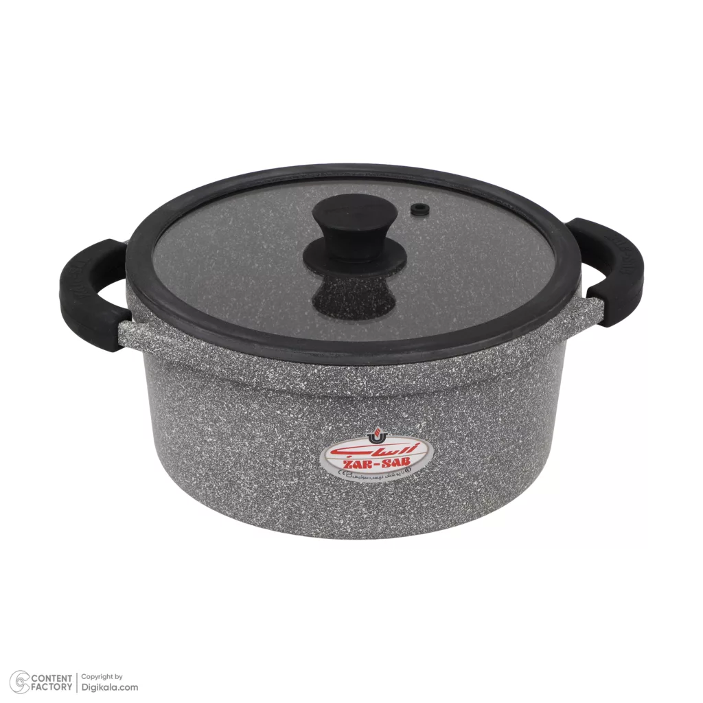 سرویس قابلمه و تابه گرانیت 11 پارچه زرساب مدل مونارک پلاس کد MP8500